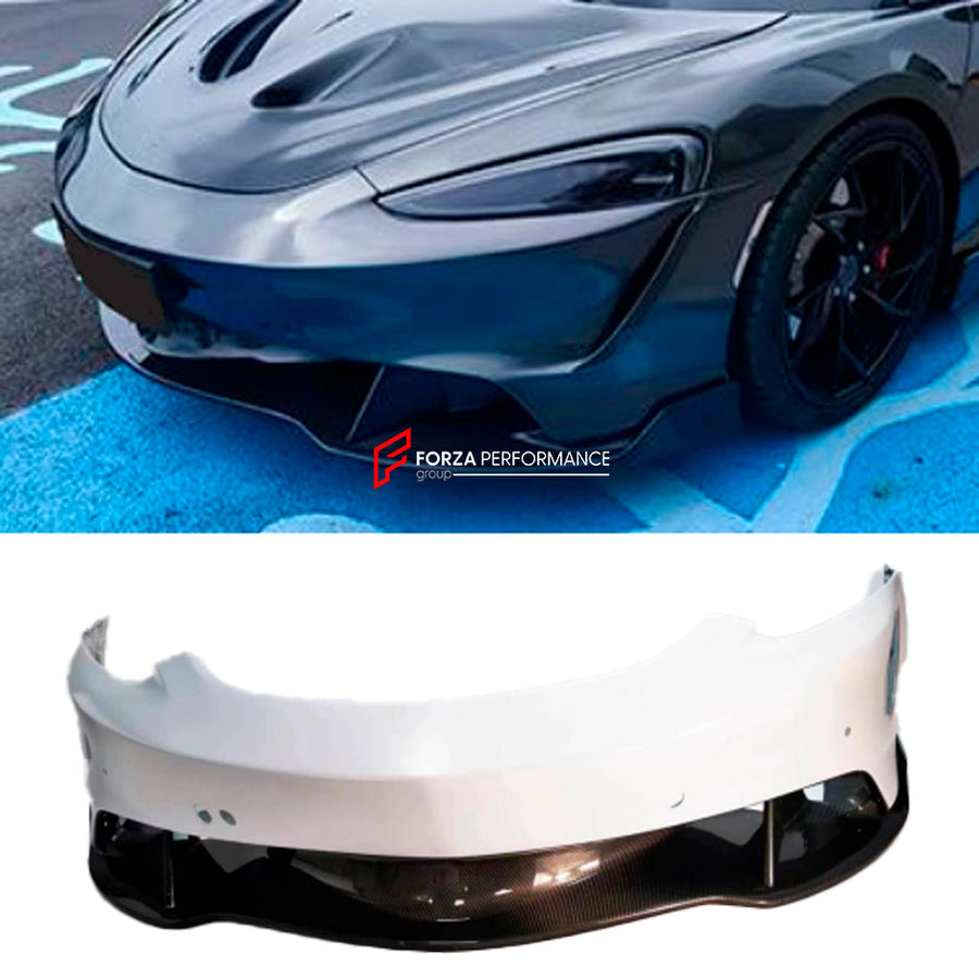 Buy Now DRY CARBON FRONT BUMPER for MCLAREN GT 2019 - 2023 and upgrade car parts from SIR Tuning at the Best Price. Headlights, Tail lights, Bodykits, Navigations, body kit and more - Fast & Free Shipping within Europe, US & Worldwide.