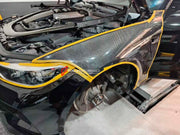 DRY CARBON FRONT FENDERS for BMW M2 COMPETITION F87 2015 - 2021