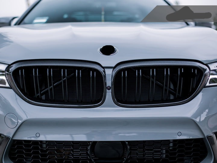 Buy Now DRY CARBON FRONT GRILLE for BMW M5 F90 2017-2020 and upgrade car parts from SIR Tuning at the Best Price. Headlights, Tail lights, Bodykits, Navigations, body kit and more - Fast & Free Shipping within Europe, US & Worldwide.