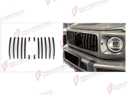 DRY CARBON FRONT GRILLE TRIM STRIPS for MERCEDES-BENZ G-CLASS W464 2019 - 2024