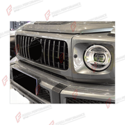 DRY CARBON FRONT GRILLE TRIM STRIPS for MERCEDES-BENZ G-CLASS W464 2019 - 2024