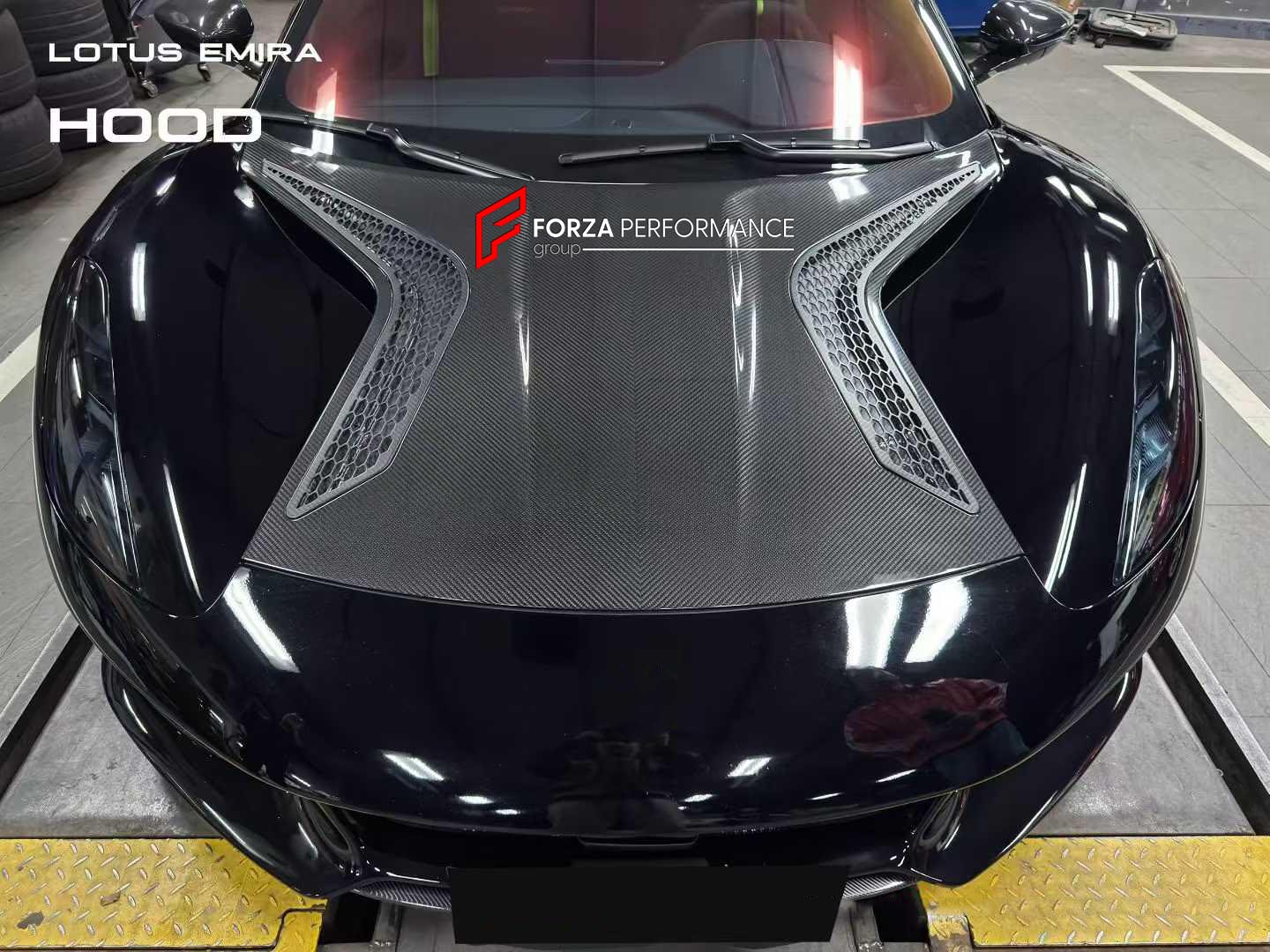 DRY CARBON HOOD BONNET for LOTUS EMIRA 2022+