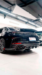 DRY CARBON FRONT LIP and REAR DIFFUSER for PORSCHE PANAMERA 976 2024+
