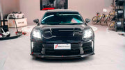 DRY CARBON FRONT LIP and REAR DIFFUSER for PORSCHE PANAMERA 976 2024+