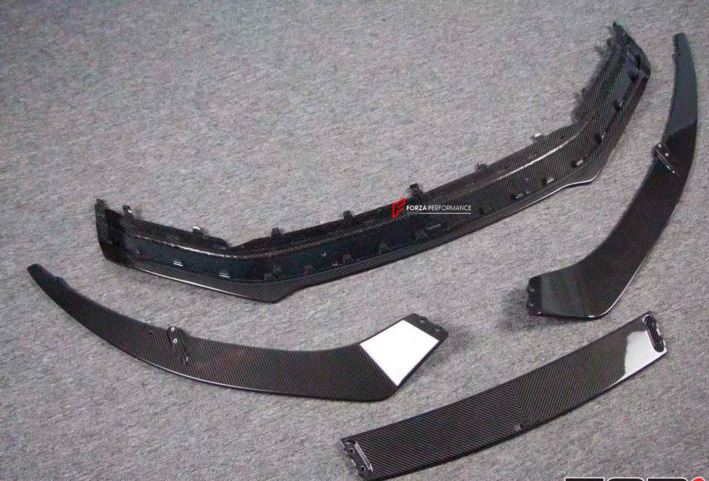 DRY CARBON FRONT LIP for AUDI R8 4S 2015 - 2018