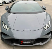 DRY CARBON FRONT LIP FOR LAMBORGHINI HURACAN EVO RWD