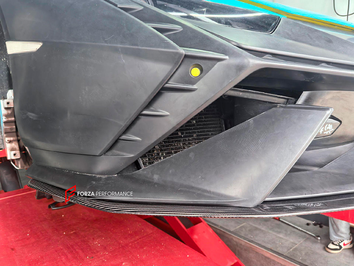 DRY CARBON FRONT LIP for LAMBORGHINI HURACAN TECNICA LP640-2 2022 - 2024
