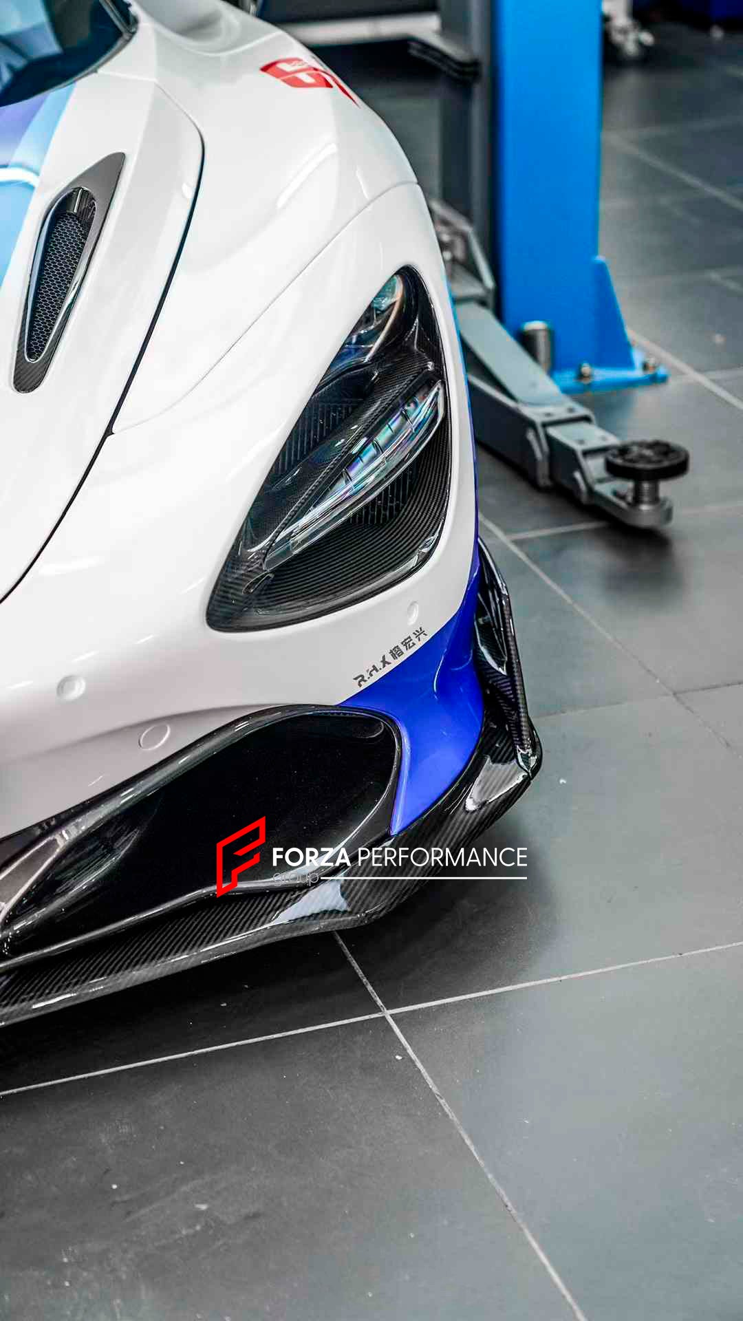 DRY CARBON FRONT LIP for MCLAREN 720S 2017 - 2023