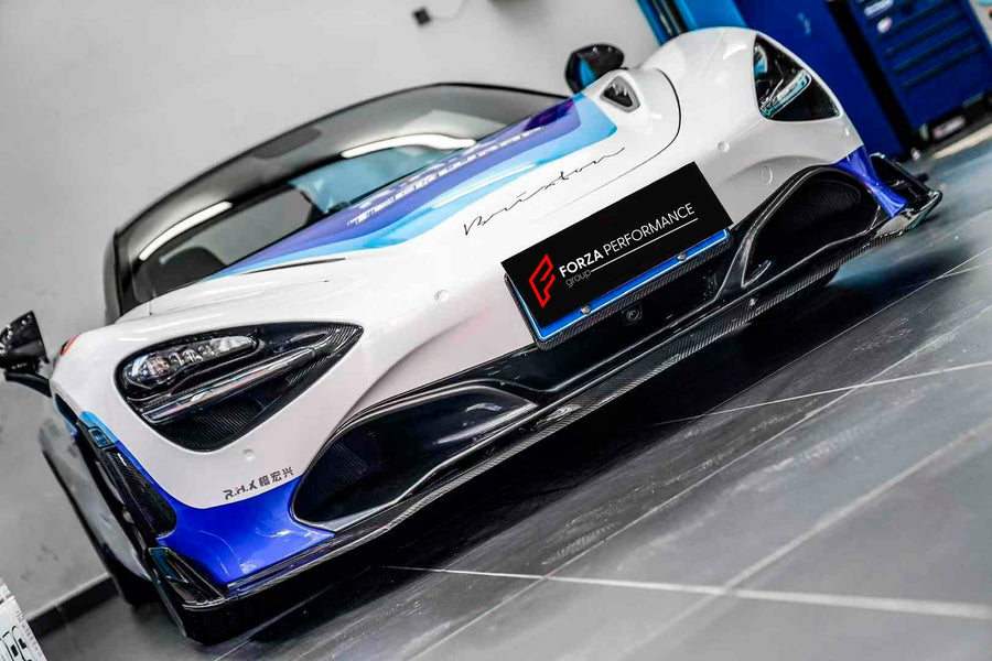 Buy Now DRY CARBON FRONT LIP for MCLAREN 720S 2017 - 2023 and upgrade car parts from SIR Tuning at the Best Price. Headlights, Tail lights, Bodykits, Navigations, Carbon body kit and more - Fast & Free Shipping within Europe, US & Worldwide.