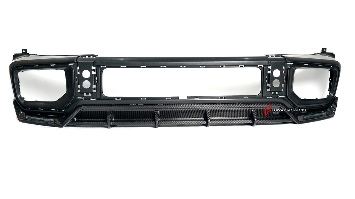 DRY CARBON FRONT LIP for MERCEDES BENZ G CLASS G63 AMG W465 2025+