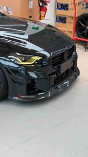DRY CARBON FRONT LIP FRONT BUMPER CANARDS MIRROR COVERS SIDE SKIRTS for BMW M2 G87 2023+