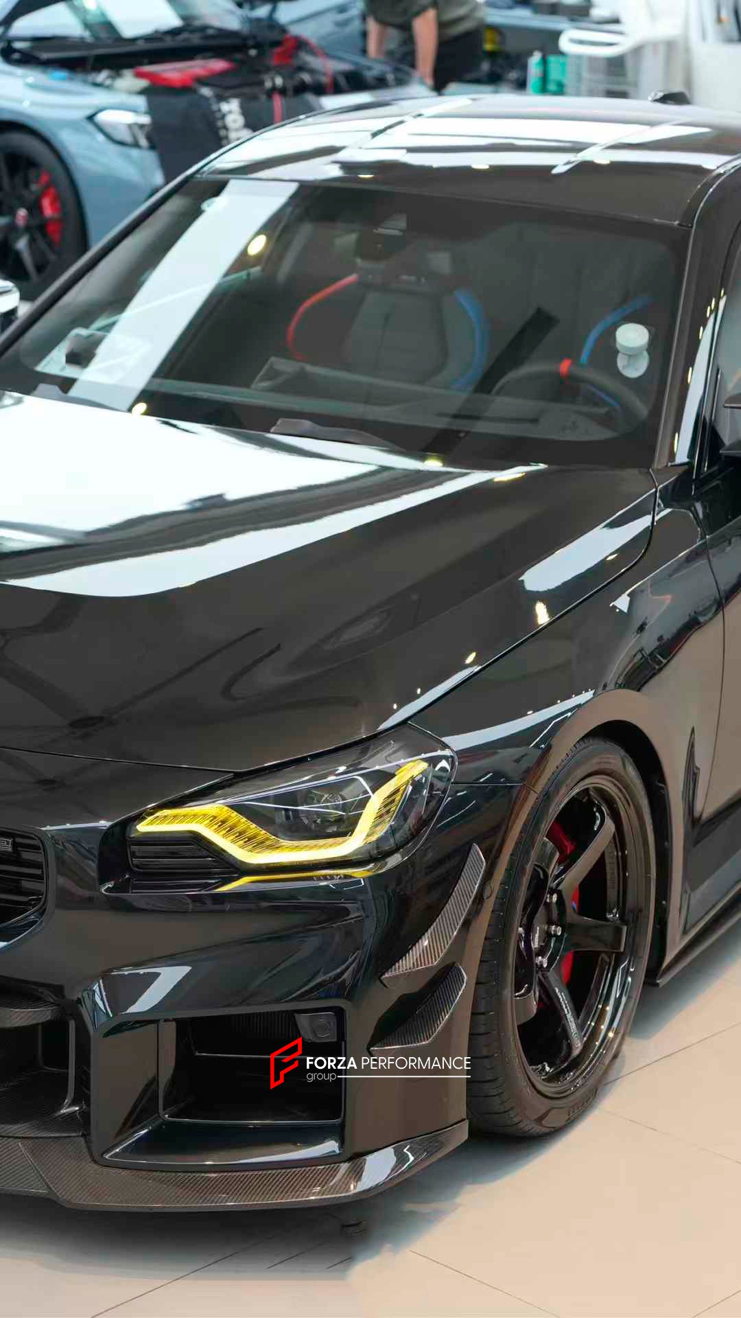 DRY CARBON FRONT LIP FRONT BUMPER CANARDS MIRROR COVERS SIDE SKIRTS for BMW M2 G87 2023+