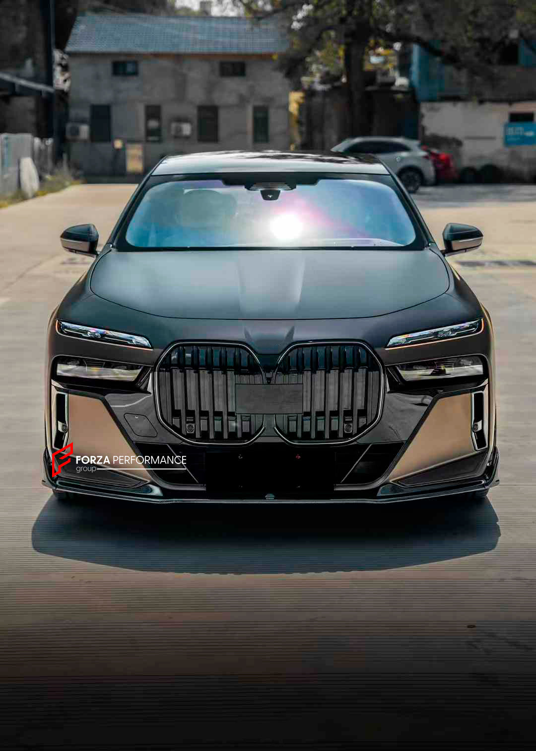 DRY CARBON FRONT LIP for BMW 7 SERIES G70 2022+