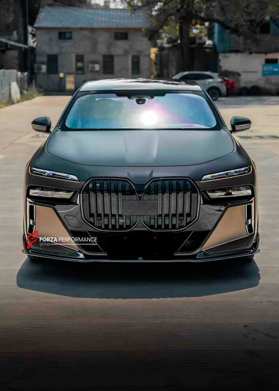 Buy Now DRY CARBON FRONT LIP for BMW 7 SERIES G70 2022+ and upgrade car parts from SIR Tuning at the Best Price. Headlights, Tail lights, Bodykits, Navigations, body kit and more - Fast & Free Shipping within Europe, US & Worldwide.