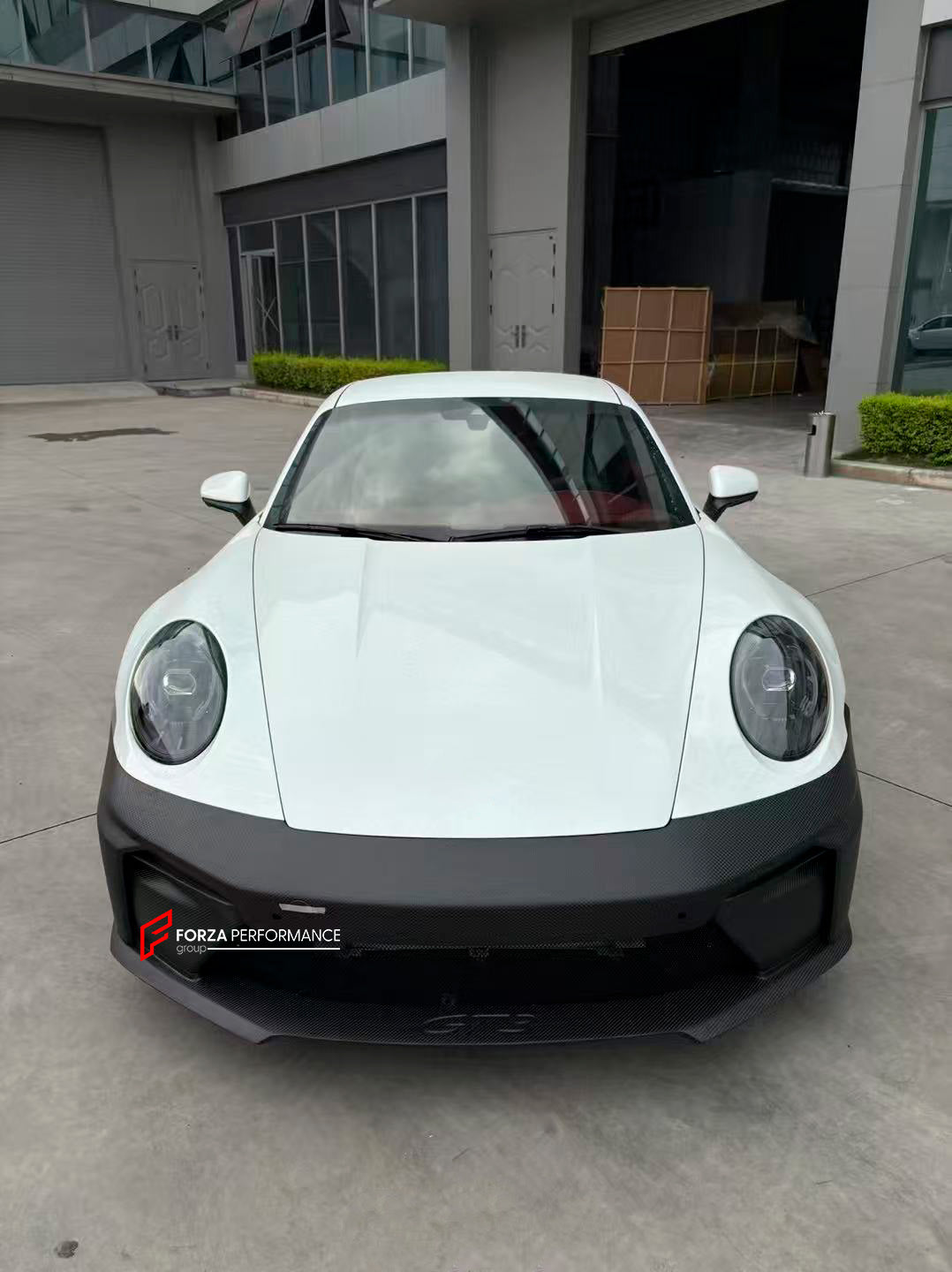 CONVERSION UPGRADE CARBON FRONT BUMPER for PORSCHE 911 992.1 992.2 CARRERA 2020+ upgrade to GT3