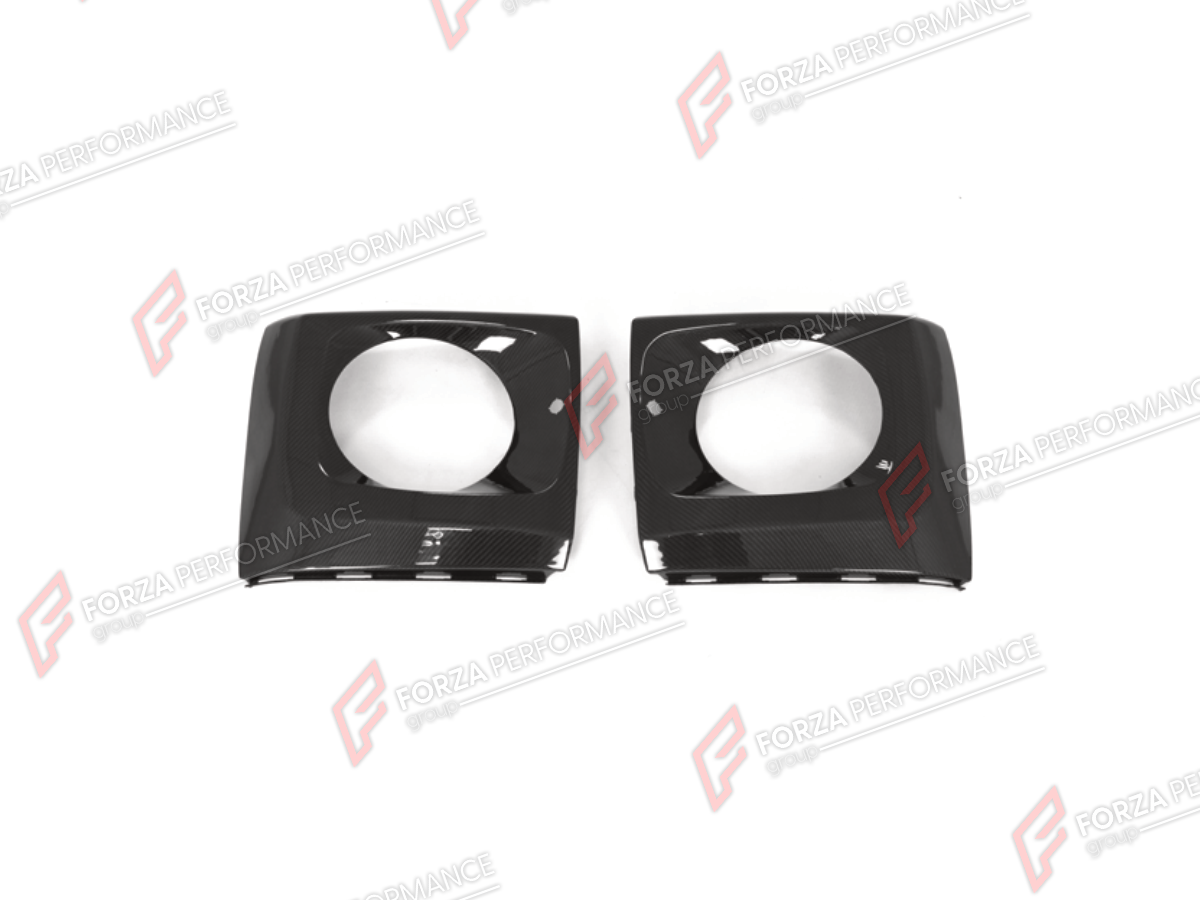 DRY CARBON HEADLIGHT COVERS for MERCEDES-BENZ G-CLASS W465 G63 2025+