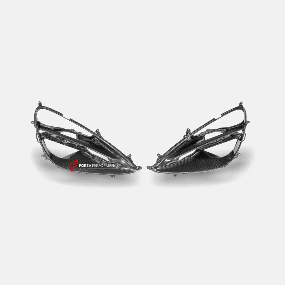 DRY CARBON HEADLIGHT INSERT FRAME for MCLAREN 720S 2017 - 2023