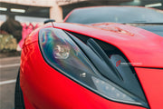 DRY CARBON HEADLIGHTS AIR VENTS for FERRARI 812 SUPERFAST GTS 2017 - 2024