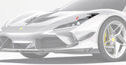 DRY CARBON HEADLIGHTS VENTS TRIM for FERRARI F8 2019 - 2022