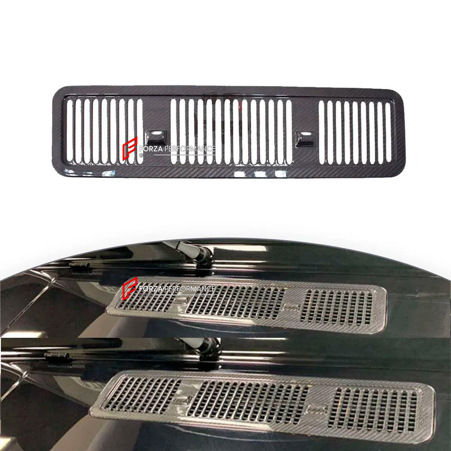 Buy Now DRY CARBON HOOD AIR VENT COVER for MERCEDES-BENZ G-CLASS W465 G450 G350 G500 G550 AMG G63 2024+ and upgrade car parts from SIR Tuning at the Best Price. Headlights, Tail lights, Bodykits, Navigations, body kit and more - Fast & Free Shipping within Europe, US & Worldwide.