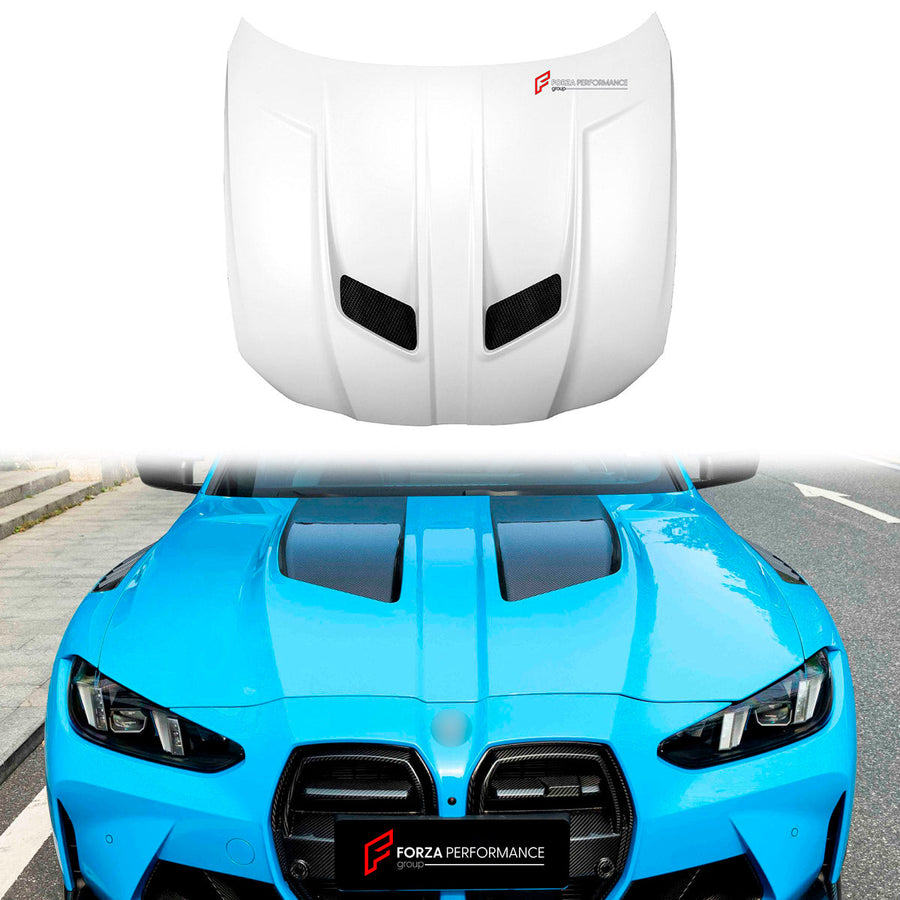 Buy Now DRY CARBON HOOD BONNET for BMW M3 M4 G80 G81 G82 G83 2020+ and upgrade car parts from SIR Tuning at the Best Price. Headlights, Tail lights, Bodykits, Navigations, Body Kit and more - Fast & Free Shipping within Europe, US & Worldwide.