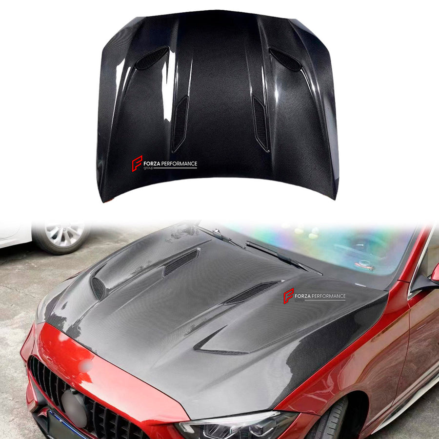 Buy Now DRY CARBON HOOD BONNET for MERCEDES BENZ C CLASS W206 2021+ and upgrade car parts from SIR Tuning at the Best Price. Headlights, Tail lights, Bodykits, Navigations, body kit and more - Fast & Free Shipping within Europe, US & Worldwide.