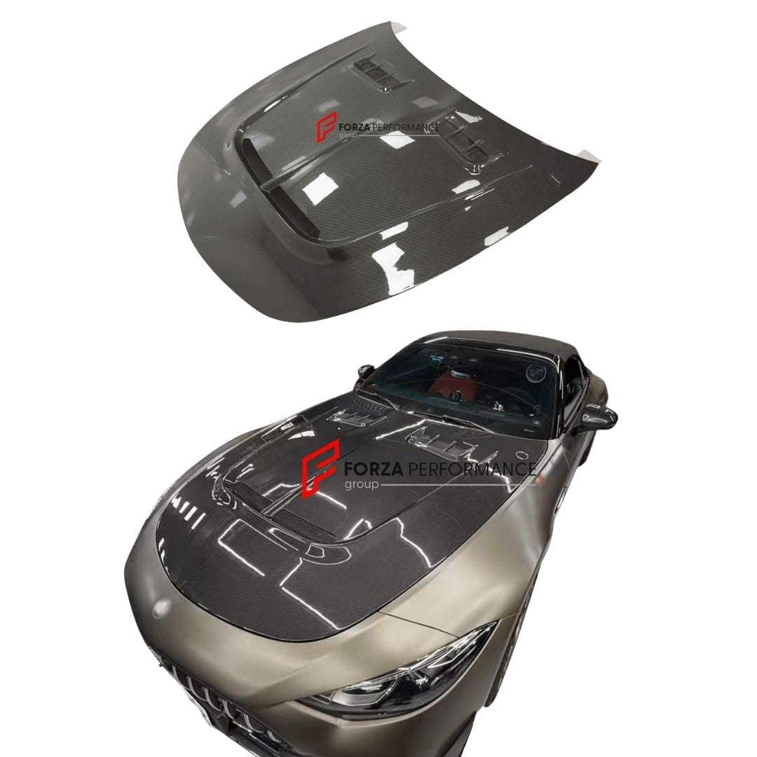 DRY CARBON HOOD BONNET for MERCEDES BENZ SL 232 2022+