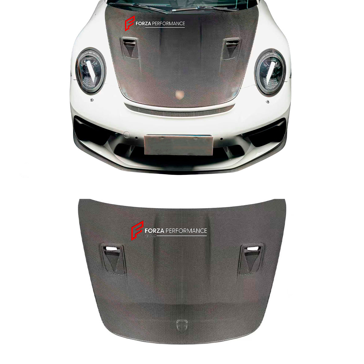 DRY CARBON HOOD BONNET for PORSCHE 911 991 GT3 RS 2011 - 2019