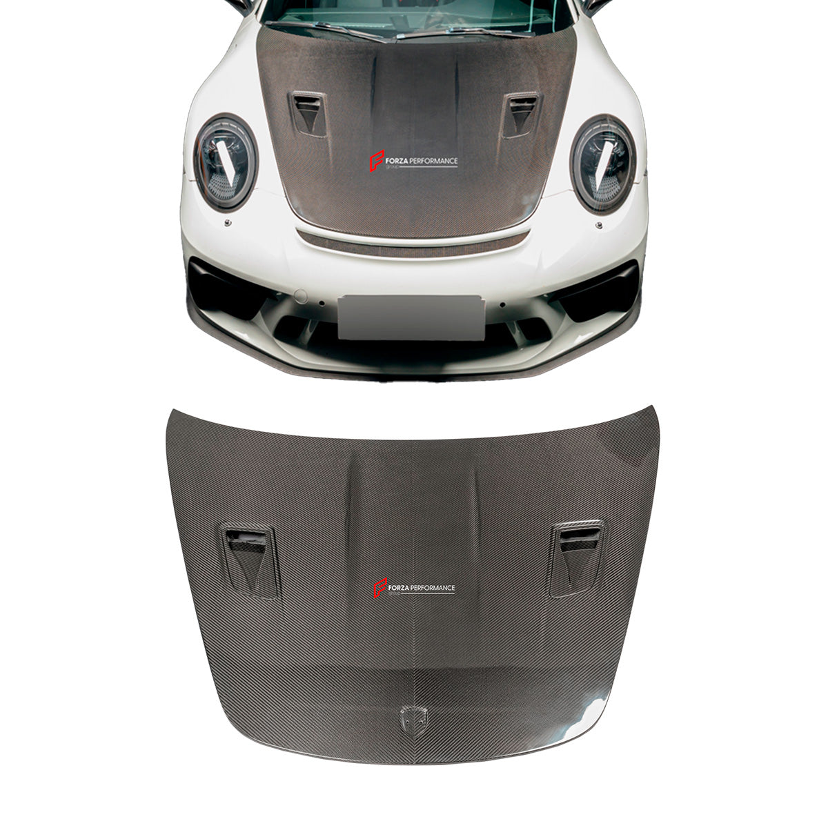 DRY CARBON HOOD BONNET for PORSCHE 911 991.2 GT3 2015 - 2020
