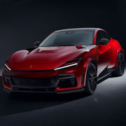 DRY CARBON HOOD PANEL TRIM for FERRARI PUROSANGUE 2023+