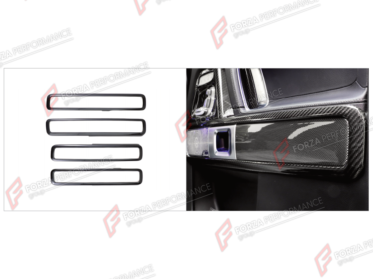 DRY CARBON INTERIOR DOOR PANEL TRIM for MERCEDES-BENZ G-CLASS W464 G63 G350 G350D G400D G500 G550 2019 - 2024