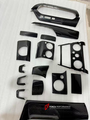 DRY CARBON INTERIOR PARTS for ROLLS ROYCE CULLINAN 2018 - 2024 BLACK BADGE STYLE