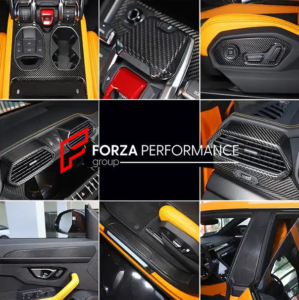 DRY CARBON INTERIOR TRIM KIT COVERS for LAMBORGHINI URUS 2018+