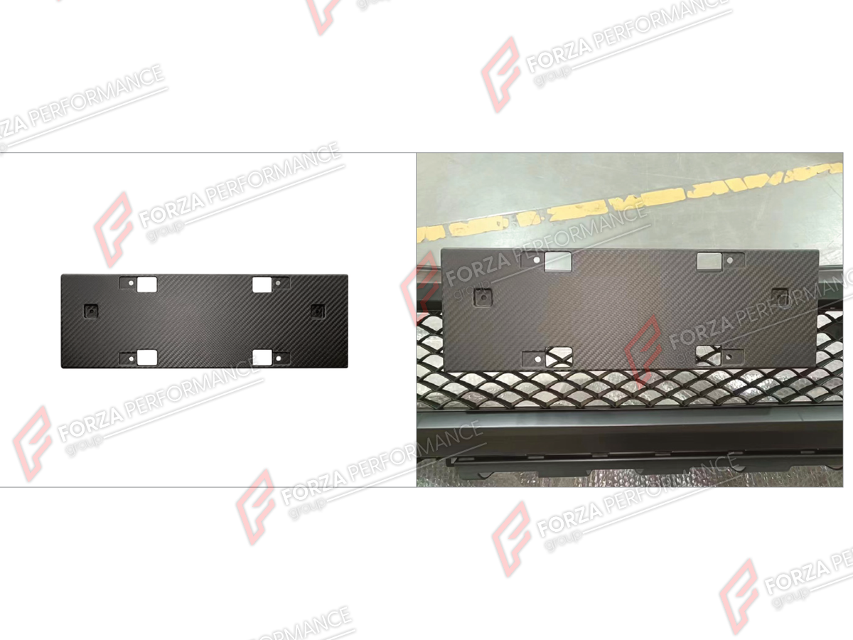 DRY CARBON LICENSE PLATE for MERCEDES-BENZ G-CLASS W464 G63 2019 - 2024