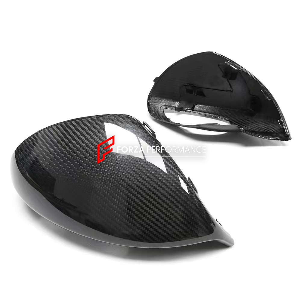 DRY CARBON SIDE MIRROR COVERS REPLACEMENT for PORSCHE 911 991 TURBO S GT3 GTS RS S 981 GT4