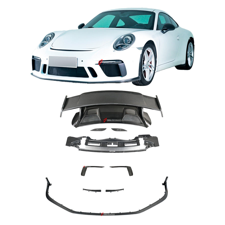 Buy Now DRY CARBON PARTS for PORSCHE 911 991.2 GT3 2015 - 2020 and upgrade car parts from SIR Tuning at the Best Price. Headlights, Tail lights, Bodykits, Navigations, Carbon body kit and more - Fast & Free Shipping within Europe, US & Worldwide.