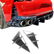 DRY CARBON REAR BUMPER VENTS for FERRARI 812 SUPERFAST GTS 2017 - 2024