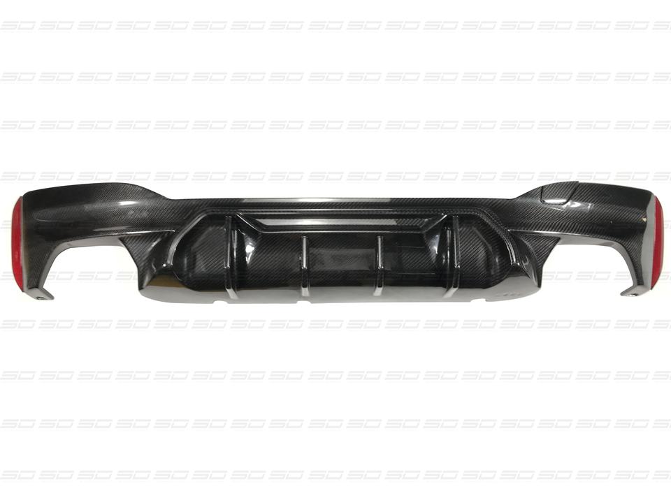 DRY CARBON REAR DIFFUSER FOR BMW 5 SERIES G30 G38 2017-2020