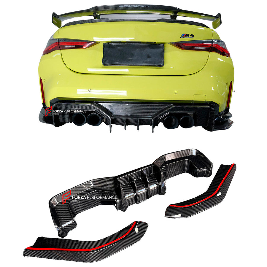 Buy Now DRY CARBON REAR DIFFUSER for BMW M3 G80 M4 G82 2020+ and upgrade car parts from SIR Tuning at the Best Price. Headlights, Tail lights, Bodykits, Navigations, body kit and more - Fast & Free Shipping within Europe, US & Worldwide.