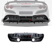 DRY CARBON REAR DIFFUSER for FERRARI F8 2019 - 2022