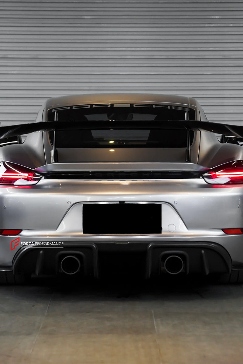 DRY CARBON REPLACEMENT REAR DIFFUSER for PORSCHE 718 982 GT4 GT4RS 2016+
