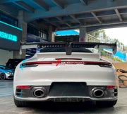 DRY CARBON REAR DIFFUSER for PORSCHE 911 992.1 CARRERA 2019 - 2025