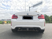 DRY CARBON REAR DIFFUSER WITH LED LIGHT FOR BMW M2 F87 | K STYLE