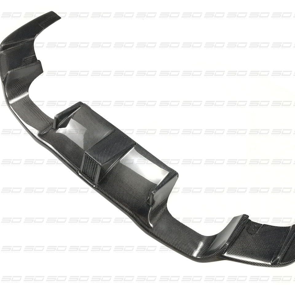 DRY CARBON REAR DIFFUSER WITH LED LIGHT FOR BMW M2 F87 | K STYLE