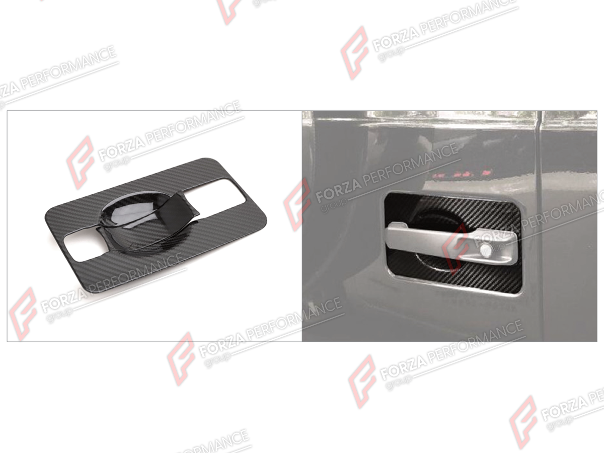 DRY CARBON REAR DOOR HANDLE BOWL COVER for MERCEDES-BENZ G-CLASS W464 2019 - 2024