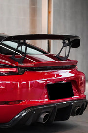 DRY CARBON REAR DUCK SPOILER for PORSCHE 718 982 2016+