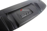 DRY CARBON REAR ENGINE COVER WITH LIGHT FOR PORSCHE 911 992