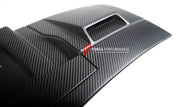 DRY CARBON REAR ENGINE COVER WITH LIGHT FOR PORSCHE 911 992