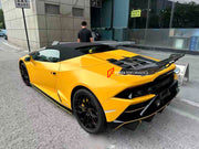 DRY CARBON REAR ENGINE HOOD COVER for LAMBORGINI HURACAN LP580 LP610 EVO