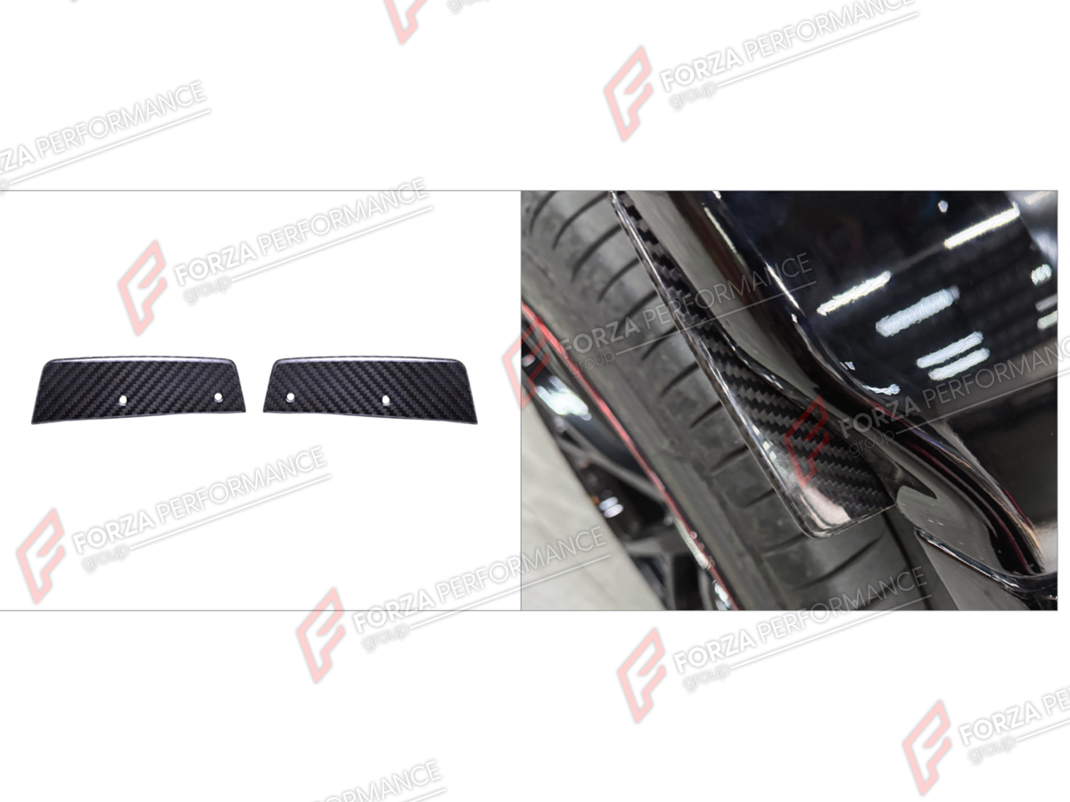 DRY CARBON REAR MUD FLAPS for MERCEDES-BENZ G-CLASS W464 2019 - 2024